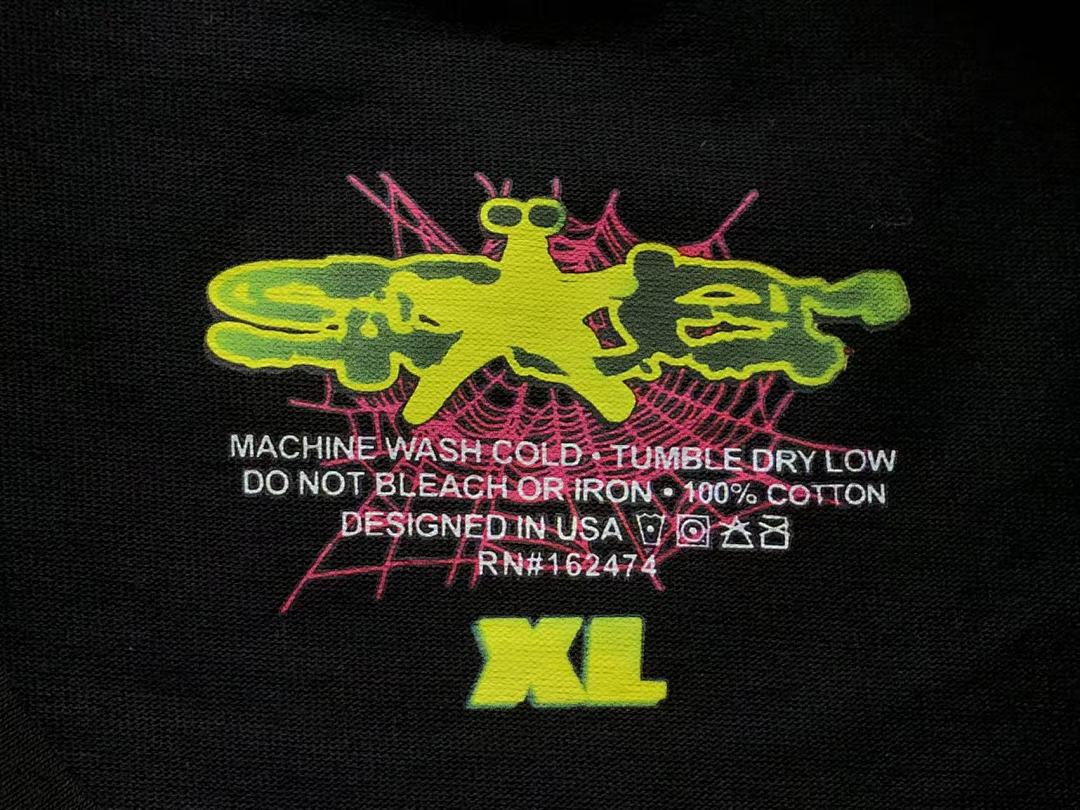 Sp5der 78 SP5DER T-SHIRT 4104220845 (Im 170Cm 60Kg I Wear Size XL In The Phot) - Image 28