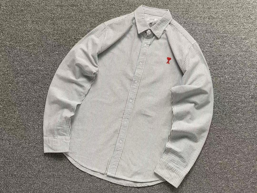 AMI 128 AMI SHIRT 5251604147 (Im 170Cm 60Kg I Wear Size L In The Phot) - Image 8