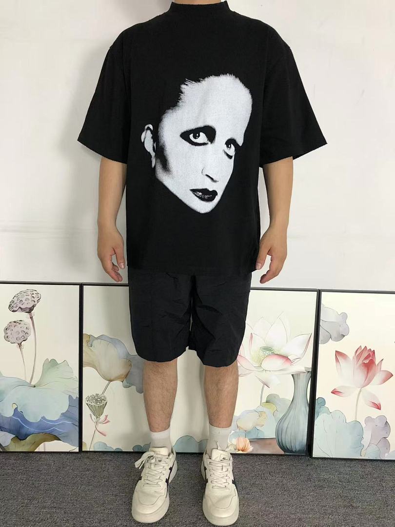Balenciaga 135 B⭐L⭐⭐⭐IA⭐A T-SHIRT 42041310163 (Im 170Cm 60Kg I Wear Size XS In The Phot) - Image 3