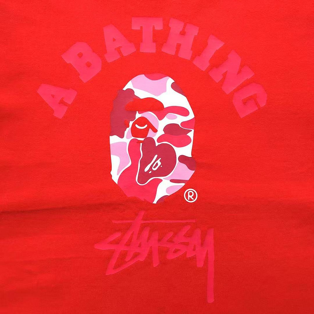 Bape 79 BAPE STUSSY T-SHIRT 411182942 (Im 170Cm 57Kg I Wear Size S In The Phot) - Image 12