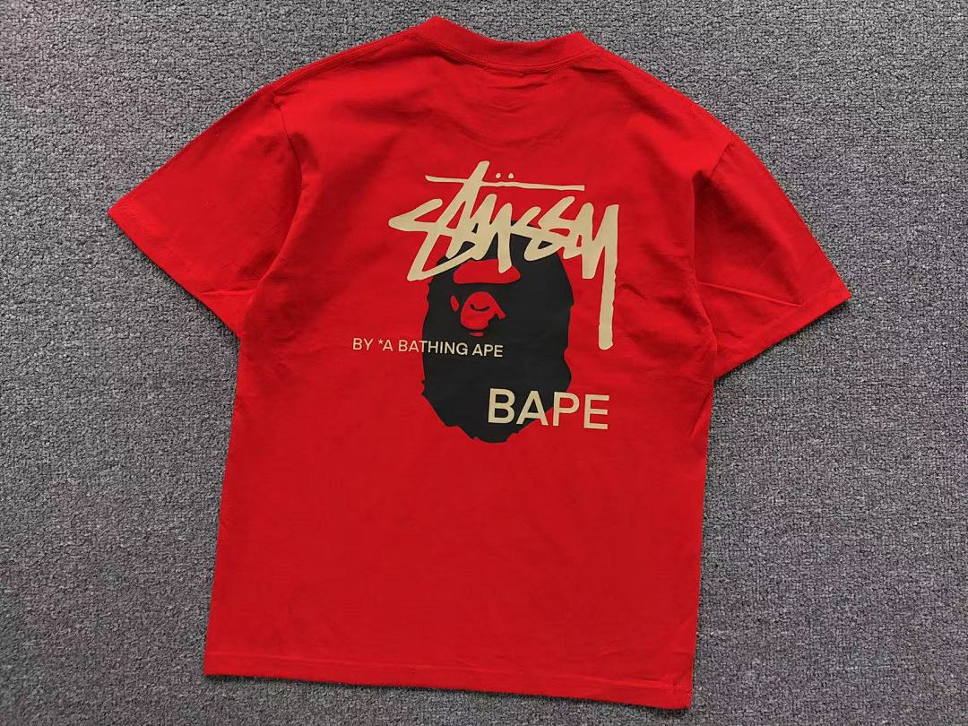 Bape 78 BAPE STUSSY T-SHIRT 1102101142 (Im 170Cm 57Kg I Wear Size S In The Phot) - Image 15
