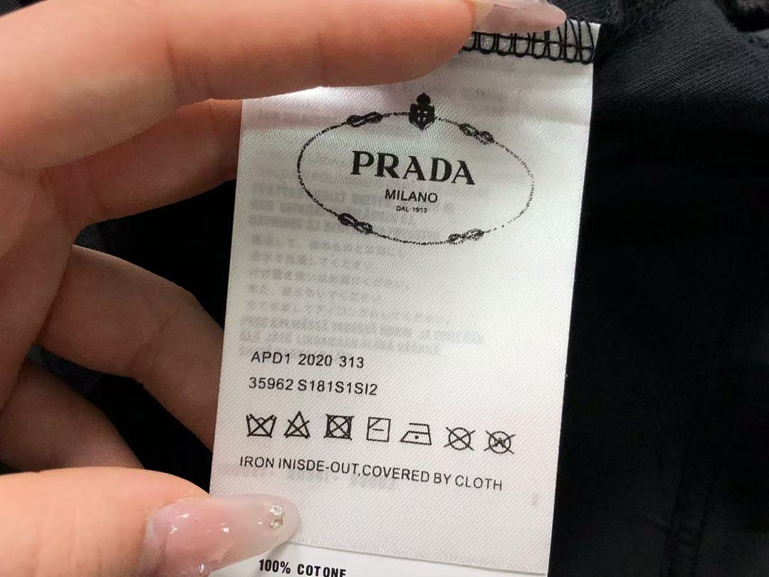 Prada 125 P⭐A⭐A T-SHIRT 211211521 (Im 170Cm 57Kg I Wear Size XS In The Phot) - Image 24