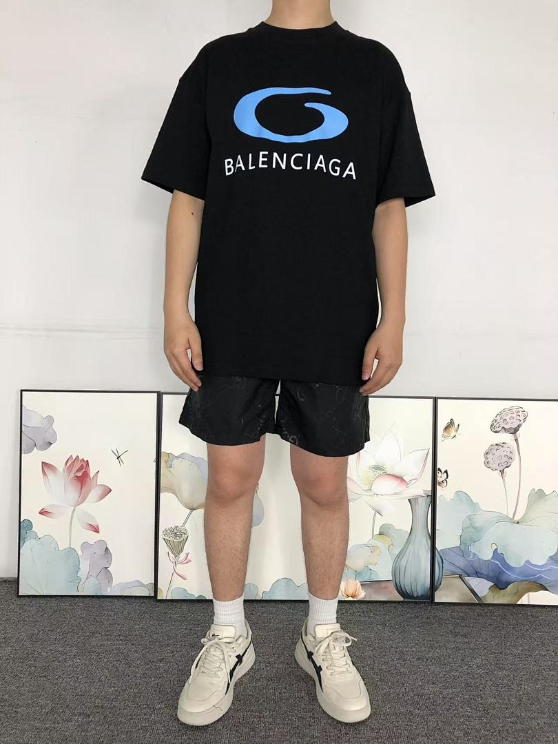 Balenciaga 98 B⭐L⭐⭐⭐IA⭐A T-SHIRT 2162310125 (Im 170Cm 60Kg I Wear Size S In The Phot) - Image 3