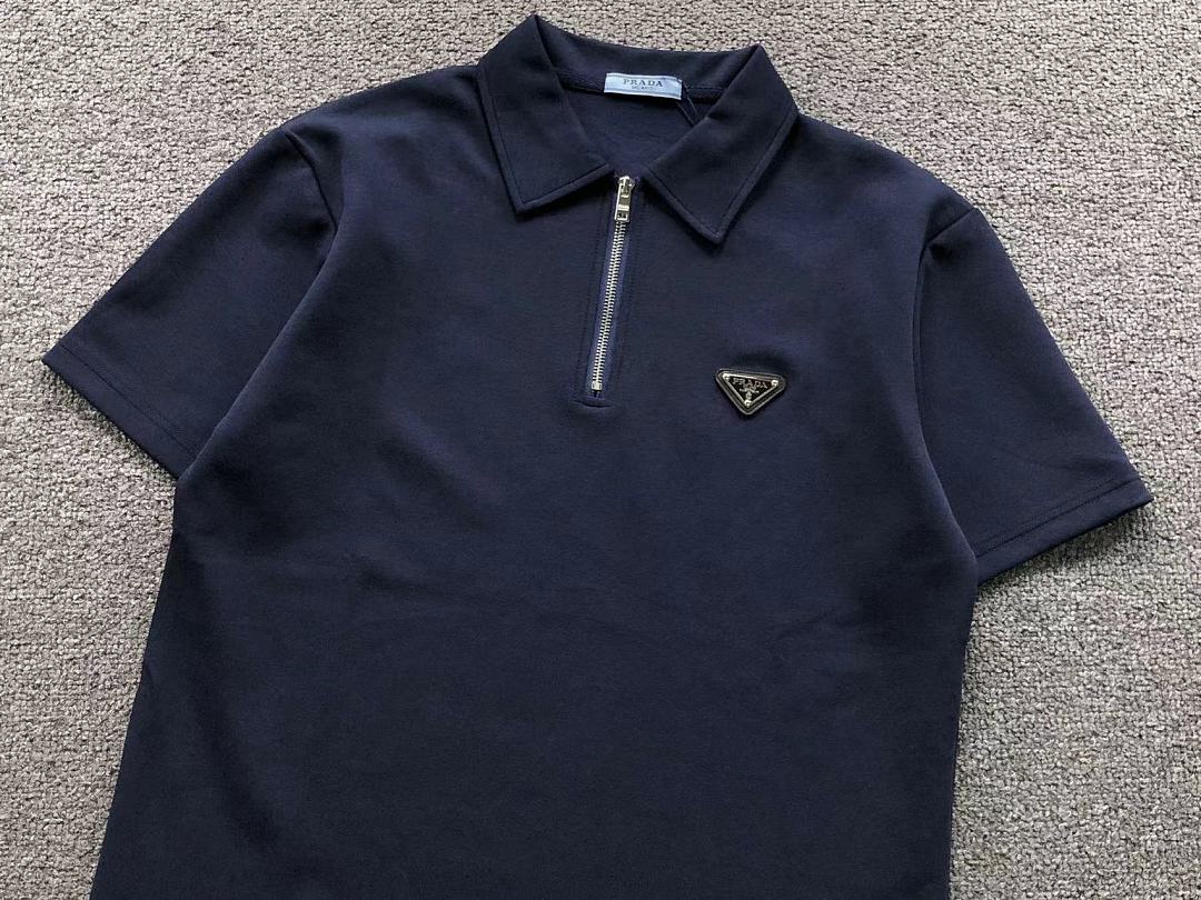 Prada 218 P⭐A⭐A POLO SHORTS 52072403147 (Im 170Cm 60Kg I Wear Size L In The Phot) - Image 10