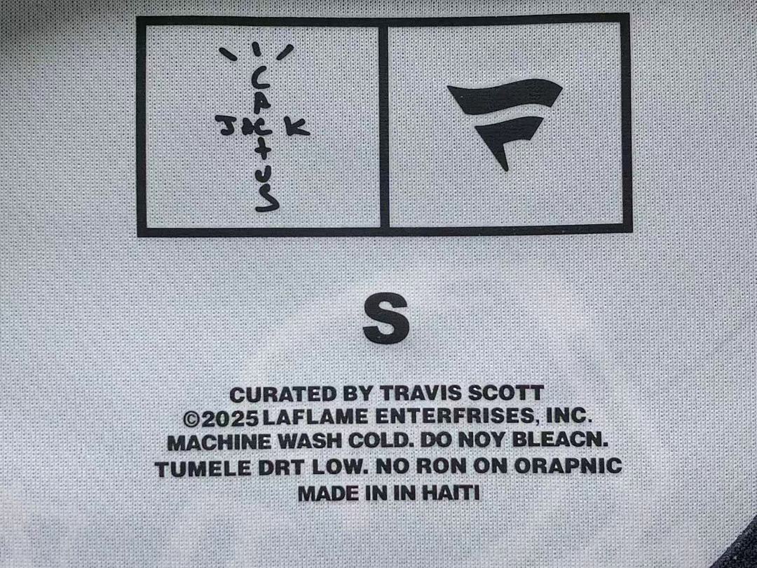 Travis Scott 78 FOOTBALL TRAVIS SCOTT T-SHIRT 41061118117 (Im 170Cm 60Kg I Wear Size S In The Phot) - Image 17