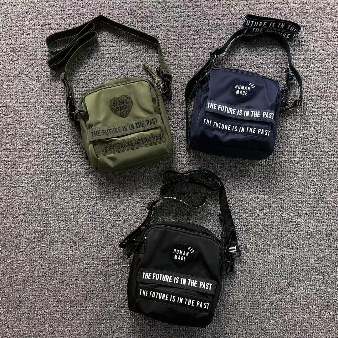 Human Made 185 HUMAN MADE BAG 2110171701 (Long 21CM* Wide 4CM*17CM)