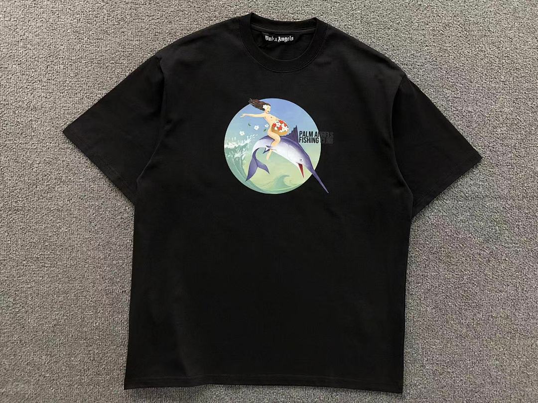 Palm Angels 78 PALM ANGELS T-SHIRT 41060950121 (Im 170Cm 60Kg I Wear Size L In The Phot) - Image 10