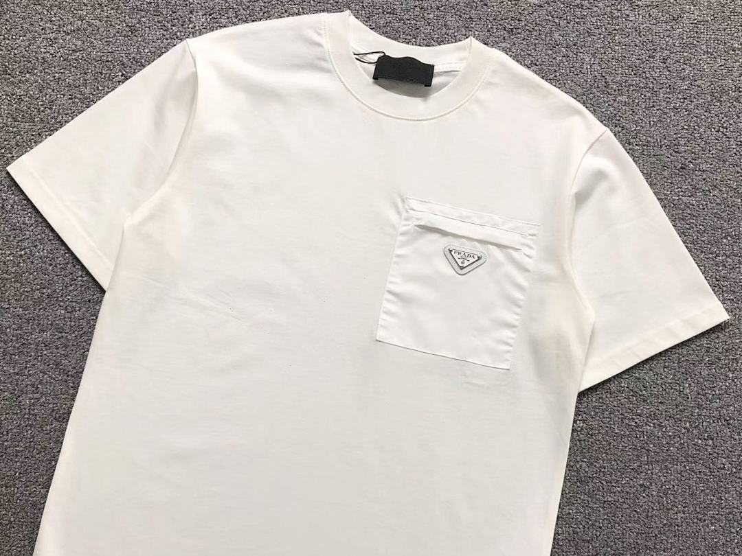 Prada 165 P⭐A⭐A T-SHIRT 2203274205 (Im 170Cm 60Kg I Wear Size S In The Phot) - Image 8