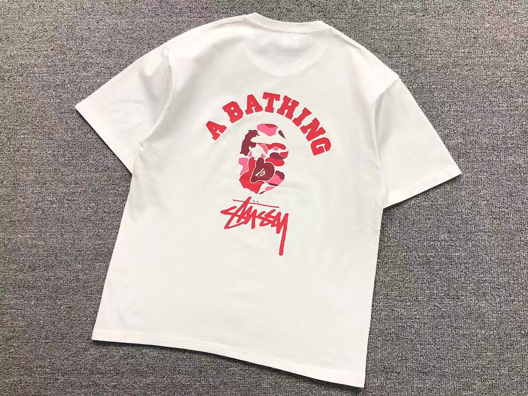 Bape 88 BAPE STUSSY T-SHIRT 3112050321 (Im 170Cm 60Kg I Wear Size M In The Phot) - Image 7