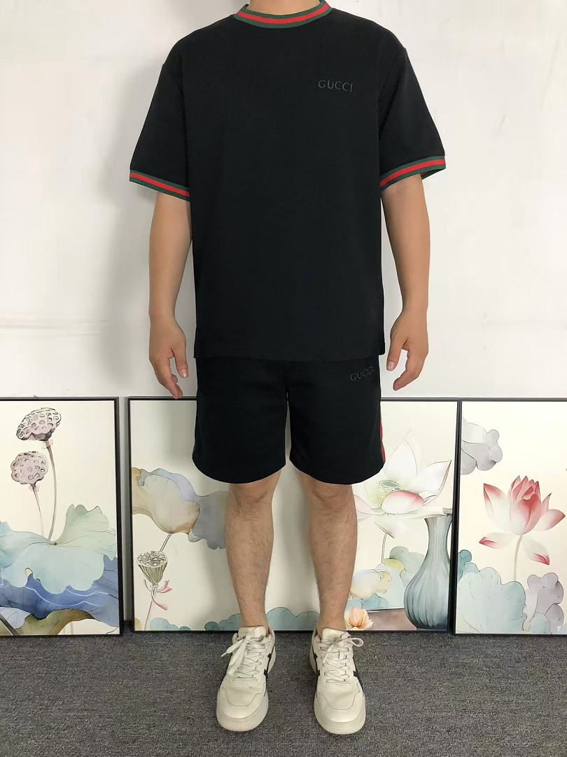 Gucci 218 G⭐C⭐I T-SHIRT SHORTS 5241639147 (Im 170Cm 60Kg I Wear Size L In The Phot) - Image 4