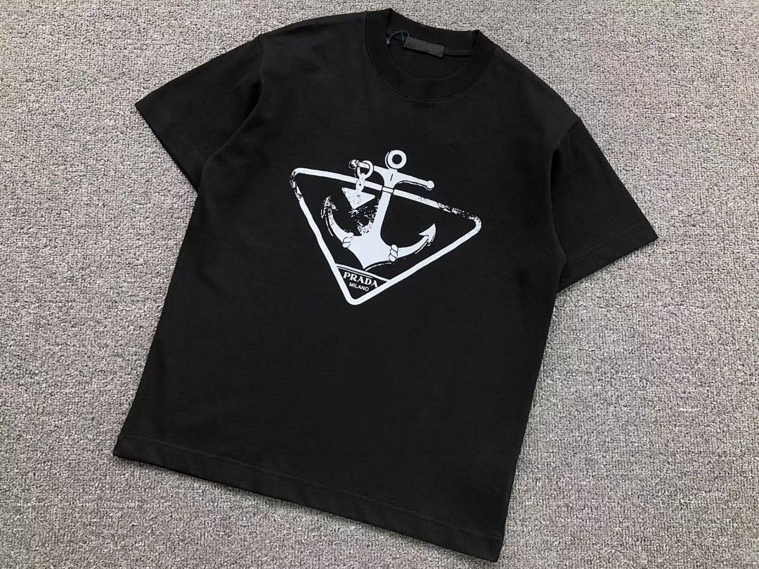 Prada 95 P⭐A⭐A T-SHIRT 502171281 (Im 170Cm 57Kg I Wear Size S In The Phot) - Image 8
