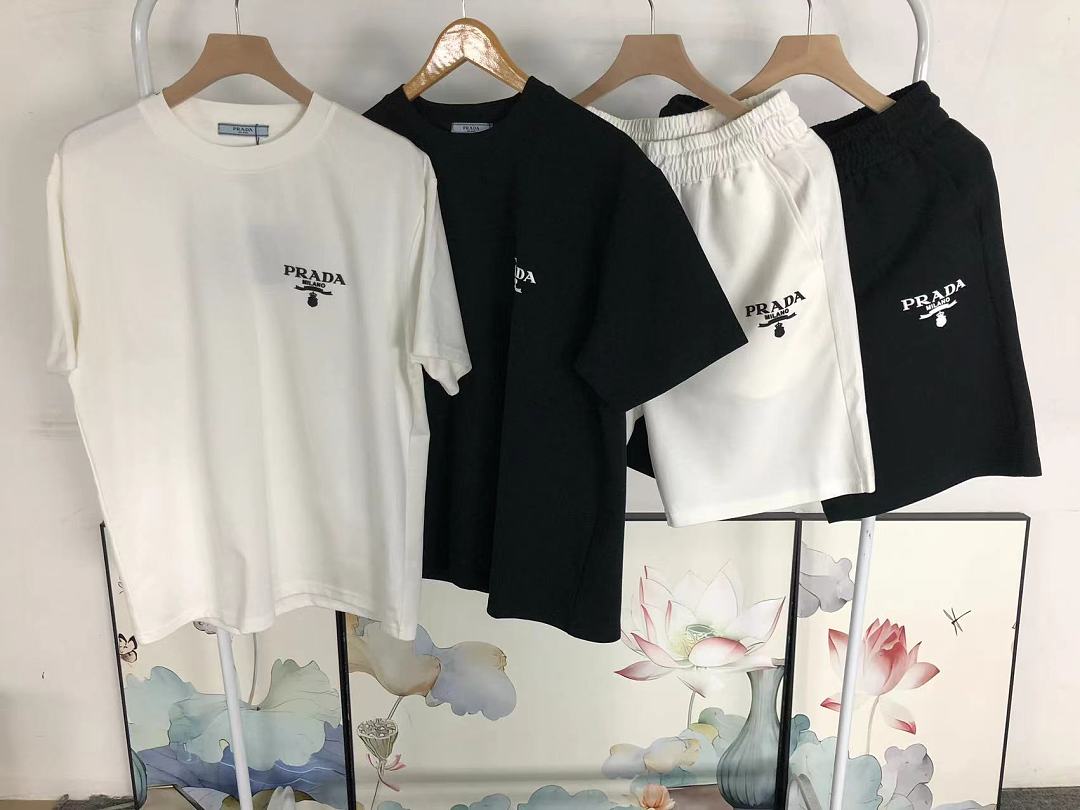 Prada 218 P⭐A⭐A T-SHIRT SHORTS 5260206147 (Im 170Cm 60Kg I Wear Size L In The Phot) - Image 40