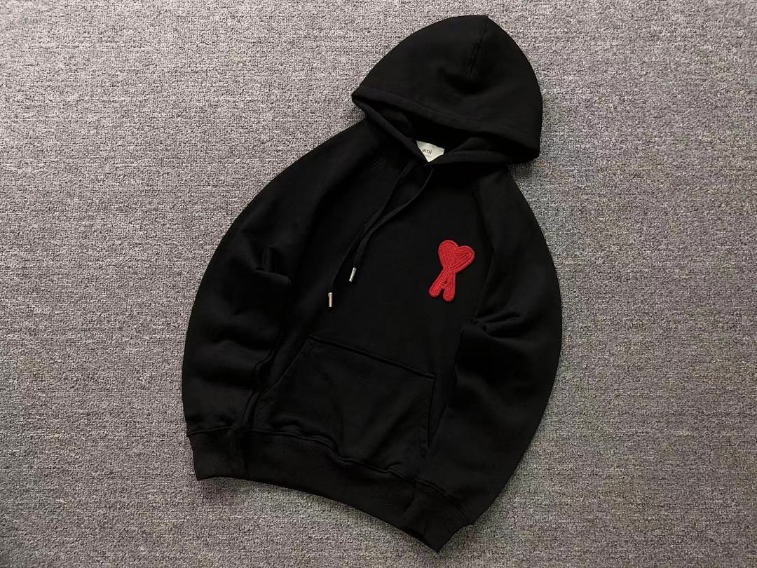 AMI 158 AMI HOODIE 3201123017 (Im 170Cm 60Kg I Wear Size S In The Phot) - Image 18