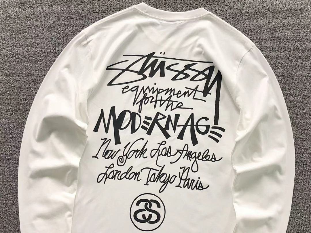 Stussy 95 STUSSY LONG SLEEVED 582004123 (Im 170Cm 60Kg I Wear Size M In The Phot) - Image 14