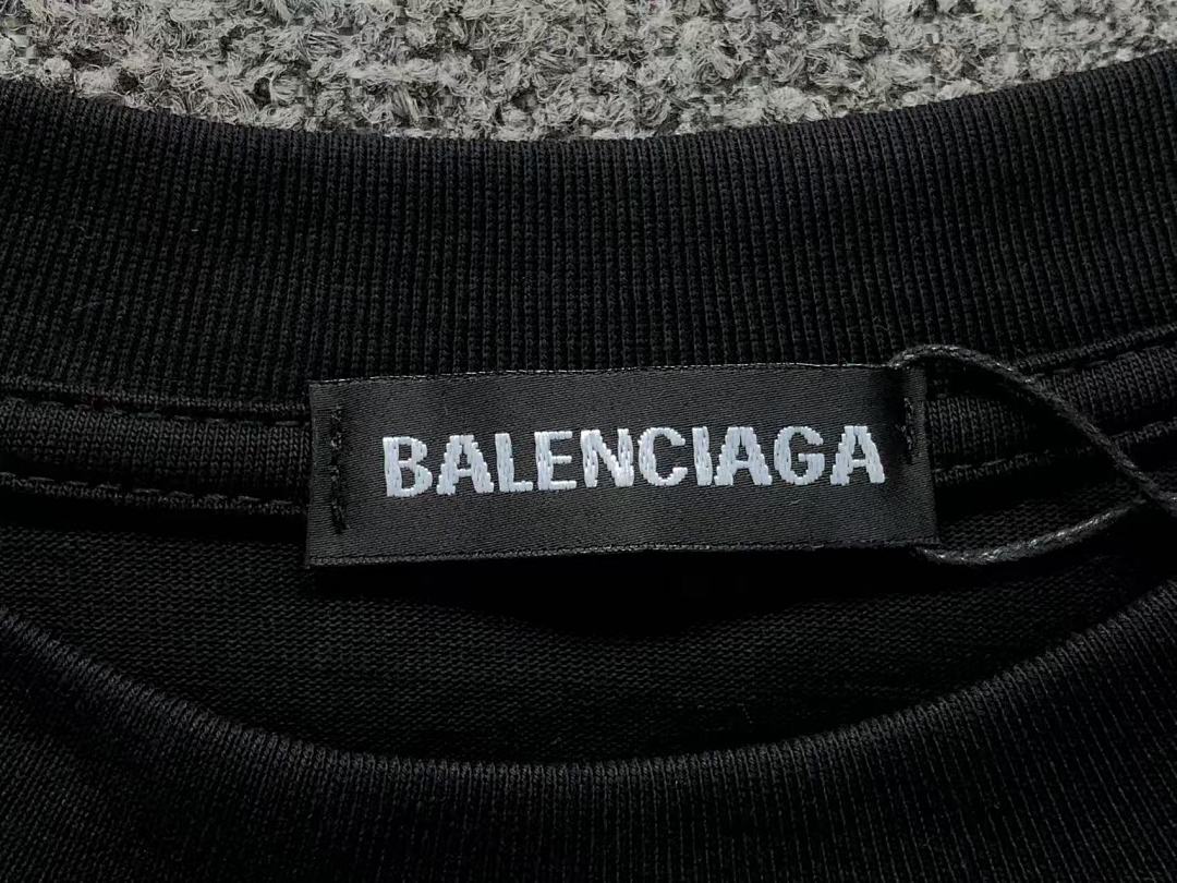 Balenciaga 98 B⭐L⭐⭐⭐IA⭐A T-SHIRT 22031022001 (Im 170Cm 60Kg I Wear Size M In The Phot) - Image 18