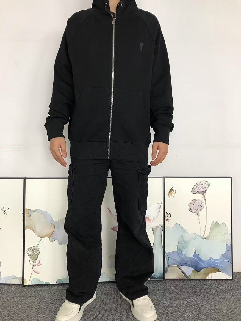 AMI 125 AMI HOODIE 57280688 (Im 170Cm 60Kg I Wear Size M In The Phot) - Image 4