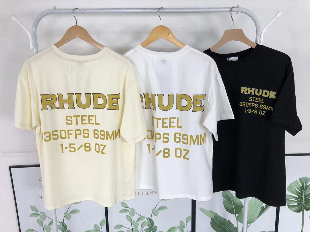 Rhude 95 RHUDE T-SHIRT 1103160621 (Im 170Cm 60Kg I Wear Size S In The Phot) - Image 29