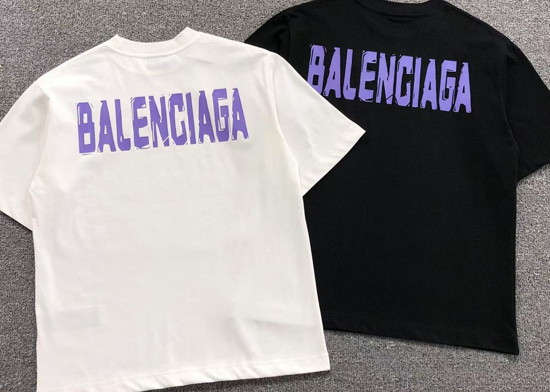 Balenciaga 95 B⭐L⭐⭐⭐IA⭐A T-SHIRT 502170581 (Im 170Cm 57Kg I Wear Size 1 In The Phot) - Image 6