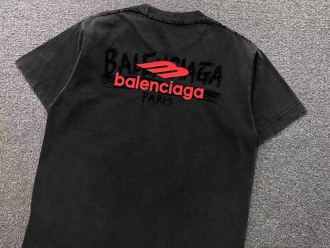 Balenciaga 135 B⭐L⭐⭐⭐IA⭐A T-SHIRT 5260609147 (Im 170Cm 60Kg I Wear Size L In The Phot) - Image 13