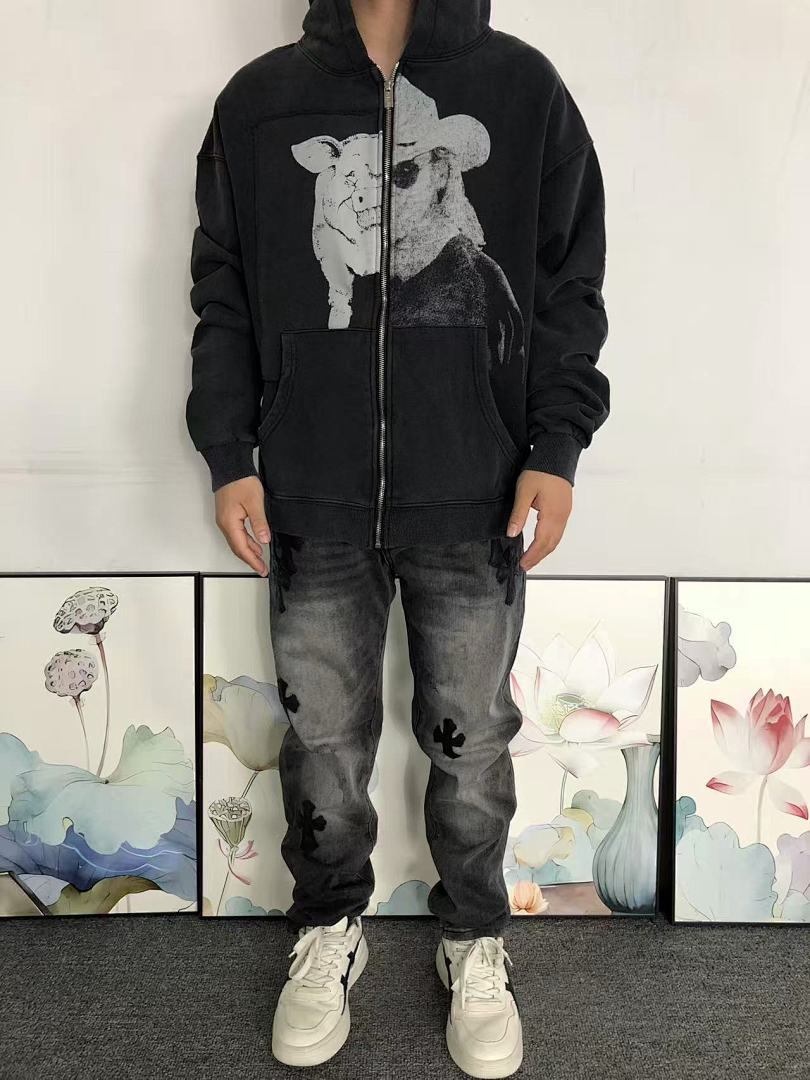 Chanel 178 ENFANTS RICHES DEPRIMES HOODIE 5211248162 (Im 170Cm 60Kg I Wear Size S In The Phot) - Image 3