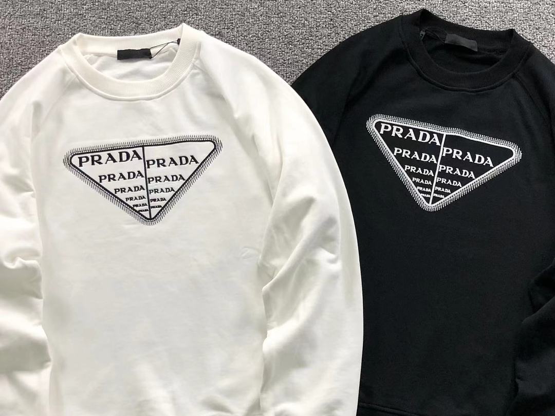 Prada 178 P⭐A⭐A HOODIE 3207240121 (Im 170Cm 60Kg I Wear Size L In The Phot) - Image 6