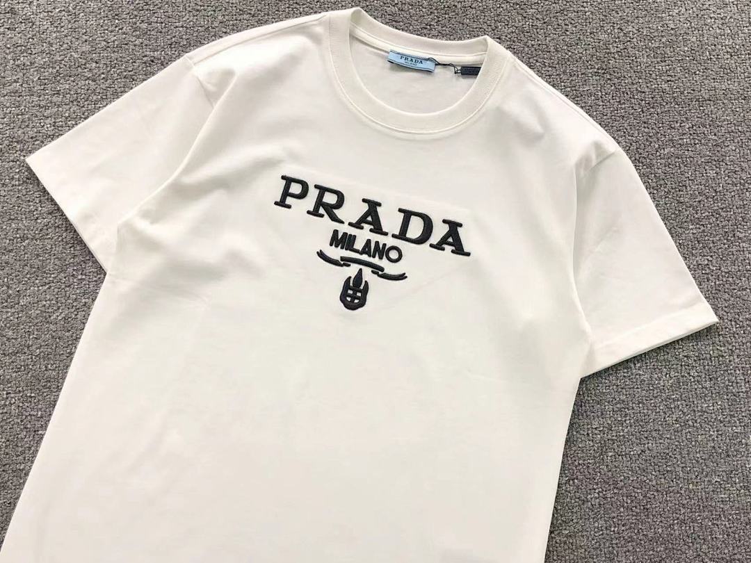 Prada 125 P⭐A⭐A T-SHIRT 3112032521 (Im 170Cm 60Kg I Wear Size M In The Phot) - Image 10