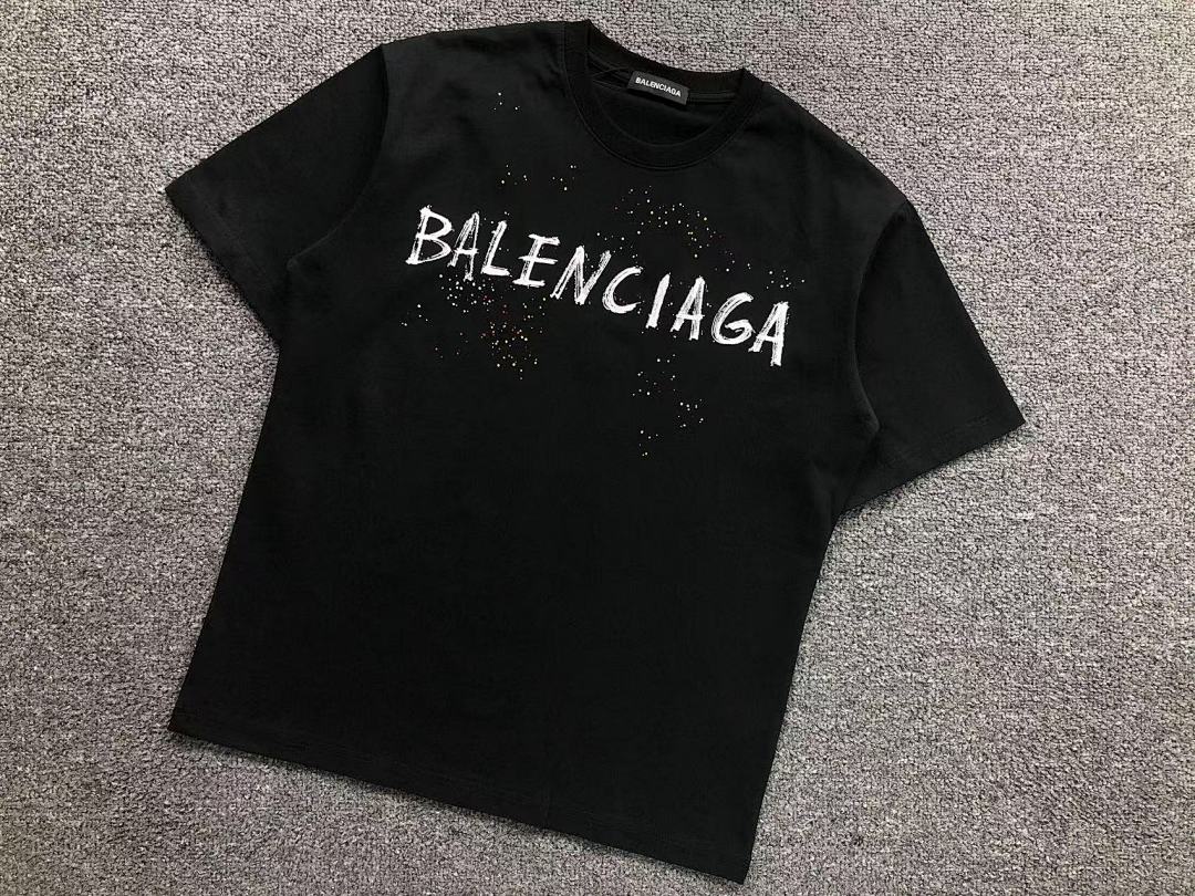 Balenciaga 115 B⭐L⭐⭐⭐IA⭐A T-SHIRT 3103234820 (Im 170Cm 60Kg I Wear Size S In The Phot) - Image 18