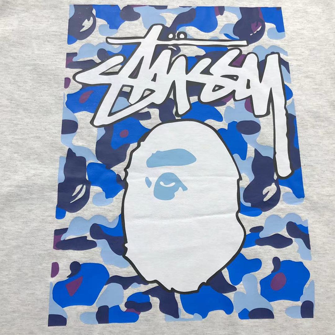Bape 78 BAPE STUSSY T-SHIRT 1102090442 (Im 170Cm 55Kg I Wear Size S In The Phot) - Image 24