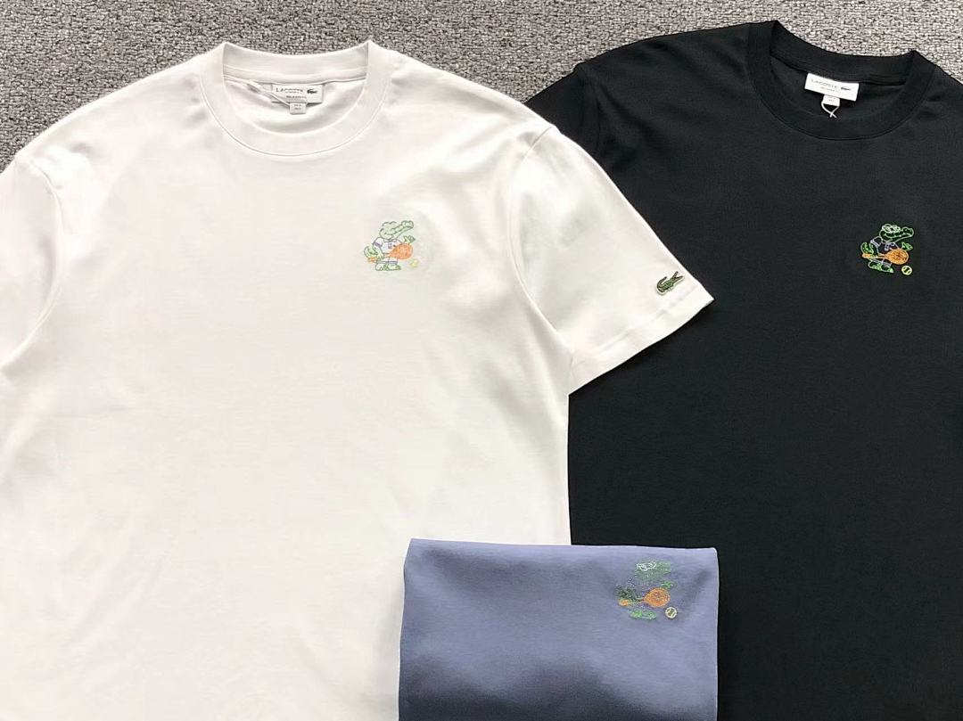Unbranded 128 LACOSTE T-SHIRT 504260101 (Im 170Cm 60Kg I Wear Size L In The Phot) - Image 6