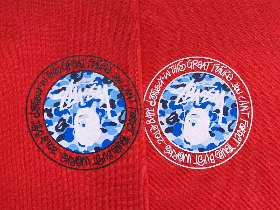 Bape 78 BAPE STUSSY T-SHIRT 1102090142 (Im 170Cm 57Kg I Wear Size S In The Phot) - Image 18
