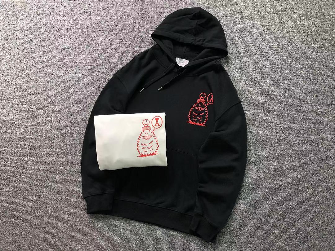 AMI 168 AMI HOODIE 3208212321 (Im 170Cm 60Kg I Wear Size M In The Phot) - Image 13