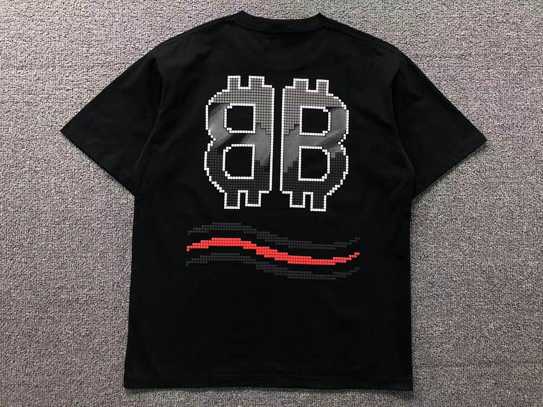 Balenciaga 115 B⭐L⭐⭐⭐IA⭐A T-SHIRT 520123020 (Im 170Cm 60Kg I Wear Size M In The Phot) - Image 13