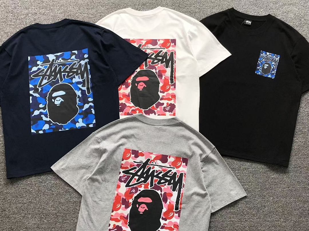 Bape 85 BAPE STUSSY T-SHIRT 3111050421 (Im 170Cm 60Kg I Wear Size M In The Phot) - Image 6