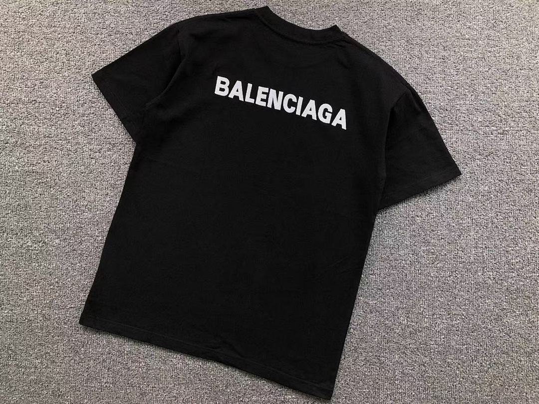 Balenciaga 115 B⭐L⭐⭐⭐IA⭐A T-SHIRT 2162314125 (Im 170Cm 60Kg I Wear Size S In The Phot) - Image 8