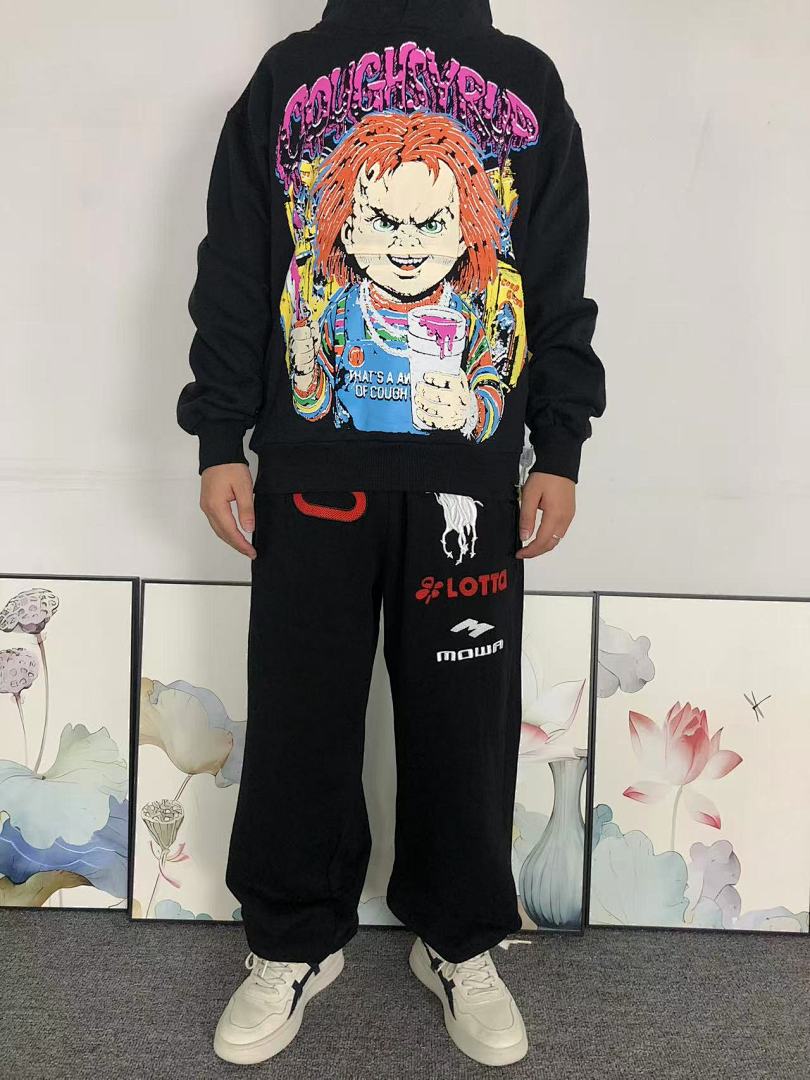 Cough Syrup 218 COU⭐H SY⭐UP HOODIE 3112060372 (Im 170Cm 60Kg I Wear Size M In The Phot) - Image 3