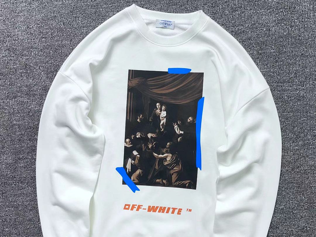 Off-White 136 OFF-WHITE (WHITE HOODIE) - Image 17