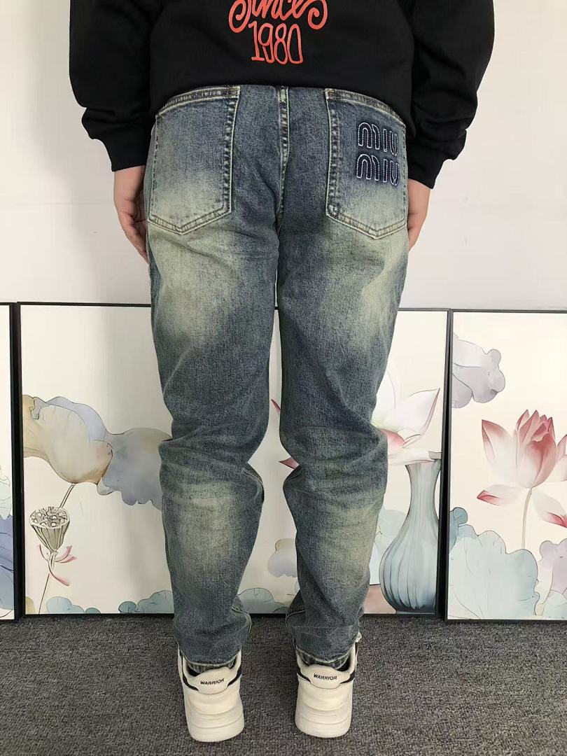 Miu Miu 218 M⭐U TROUSERS 5112207106 (Im 170Cm 60Kg I Wear Size S In The Phot) - Image 4