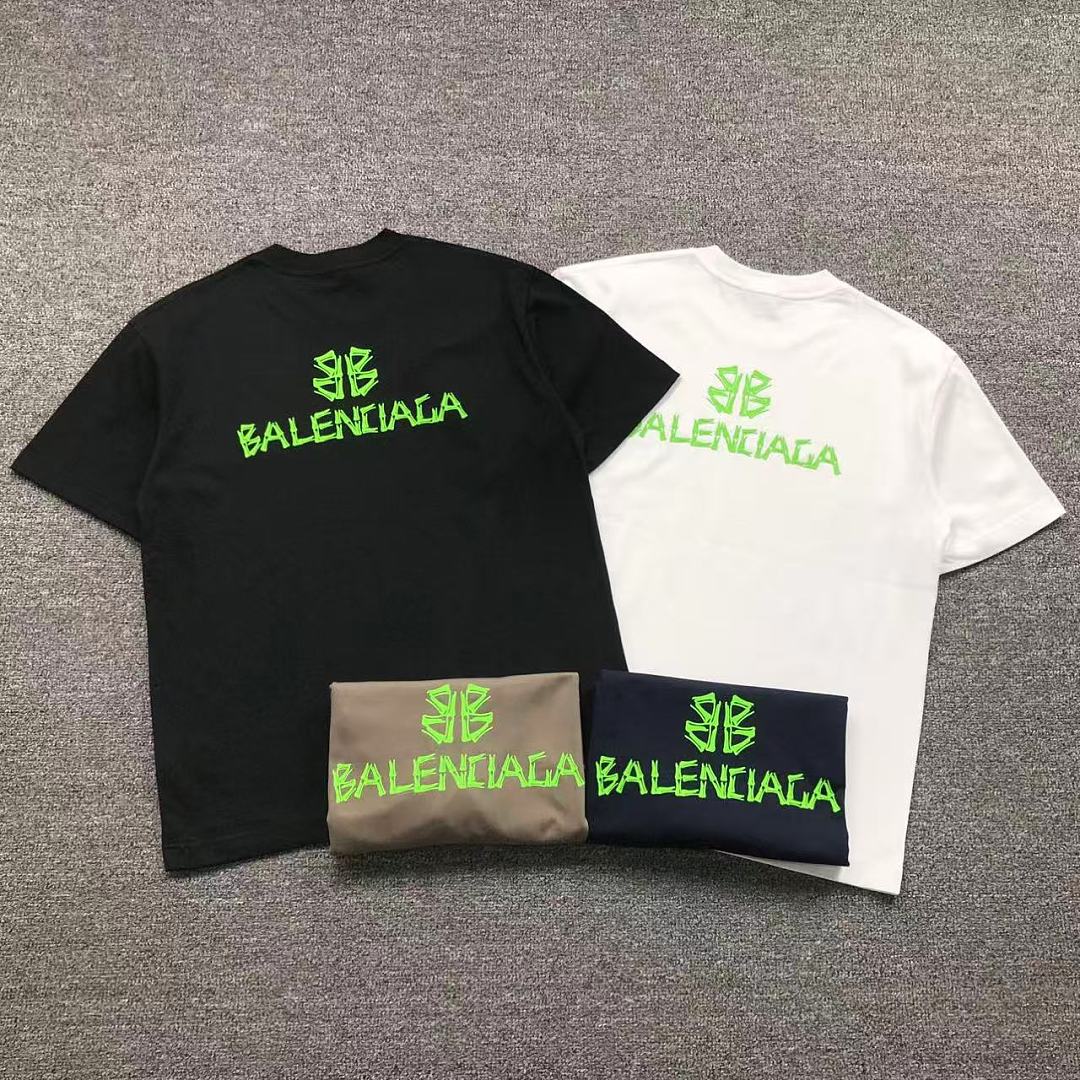 Balenciaga 125 B⭐L⭐⭐⭐IA⭐A T-SHIRT 52070704147 (Im 170Cm 60Kg I Wear Size M In The Phot)