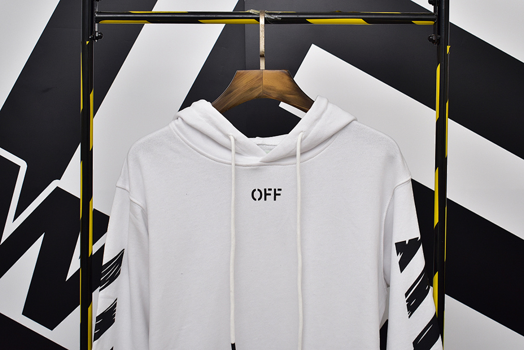 Off-White 98 OFF-WHITE (WHITE HOODIE) - Image 19