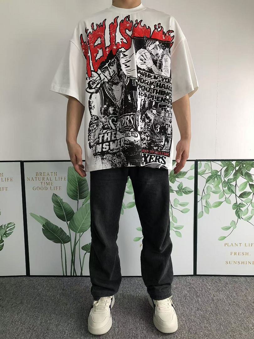 Hellstar 95 HELLSTAR T-SHIRT 311110717 (Im 170Cm 57Kg I Wear Size L In The Phot) - Image 3