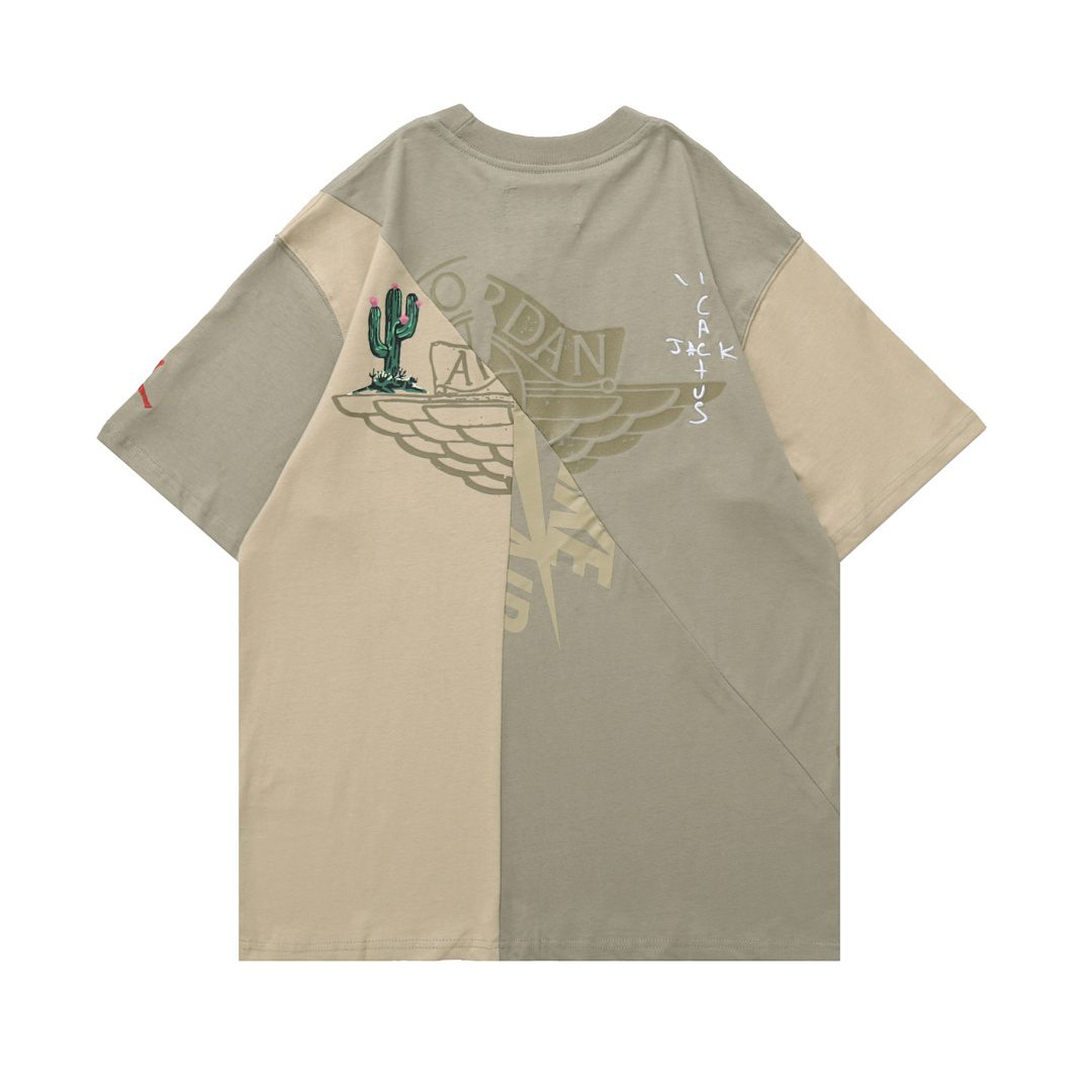 Unbranded 🔥🔥🔥85 AIR A⭐R J⭐R⭐AN ×TRAVIS SCOTT CACTUS JACK T-SHIRT - Image 5