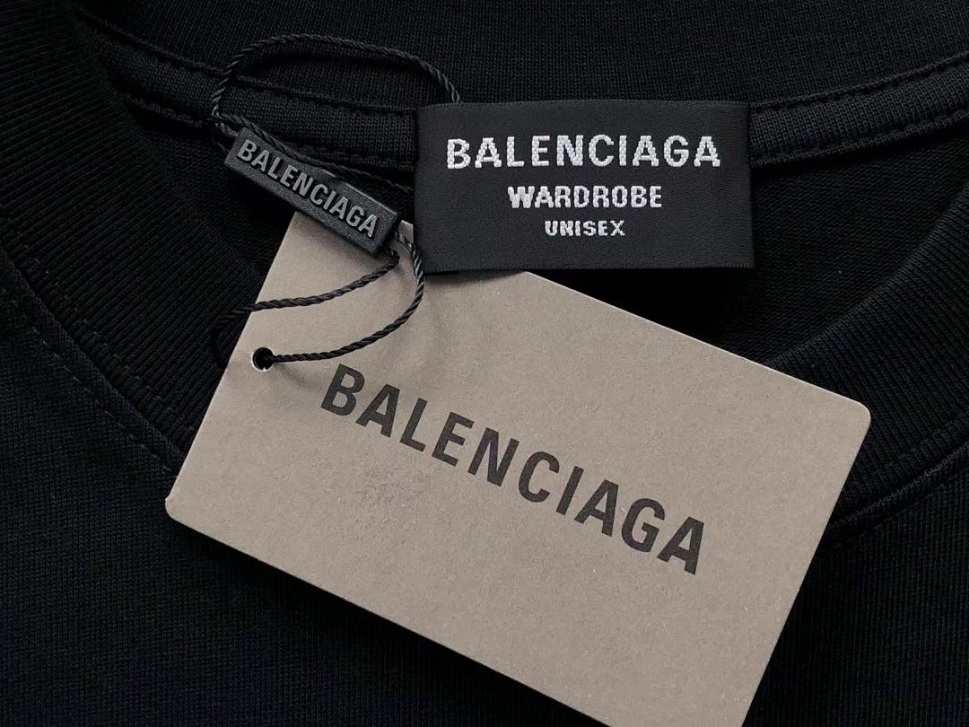 Balenciaga 108 B⭐L⭐⭐⭐IA⭐A T-SHIRT 411131221 (Im 170Cm 57Kg I Wear Size M In The Phot) - Image 22