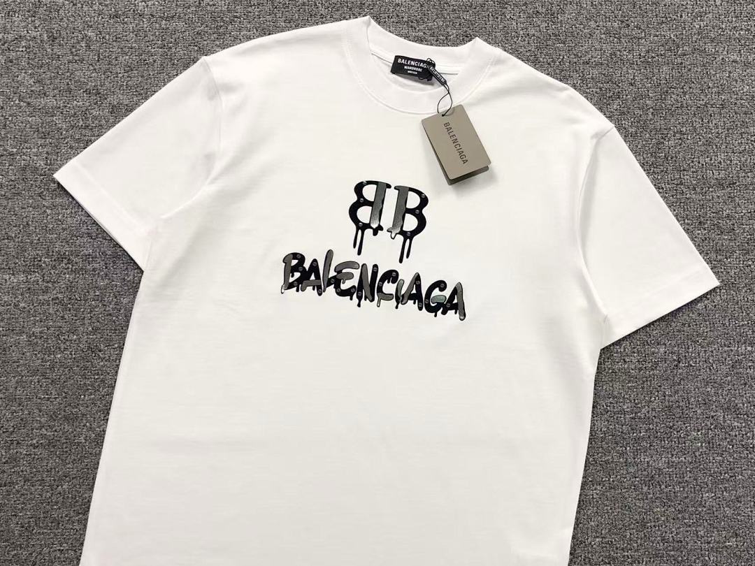 Balenciaga 115 B⭐L⭐⭐⭐IA⭐A T-SHIRT 3201300421 (Im 170Cm 60Kg I Wear Size M In The Phot) - Image 8