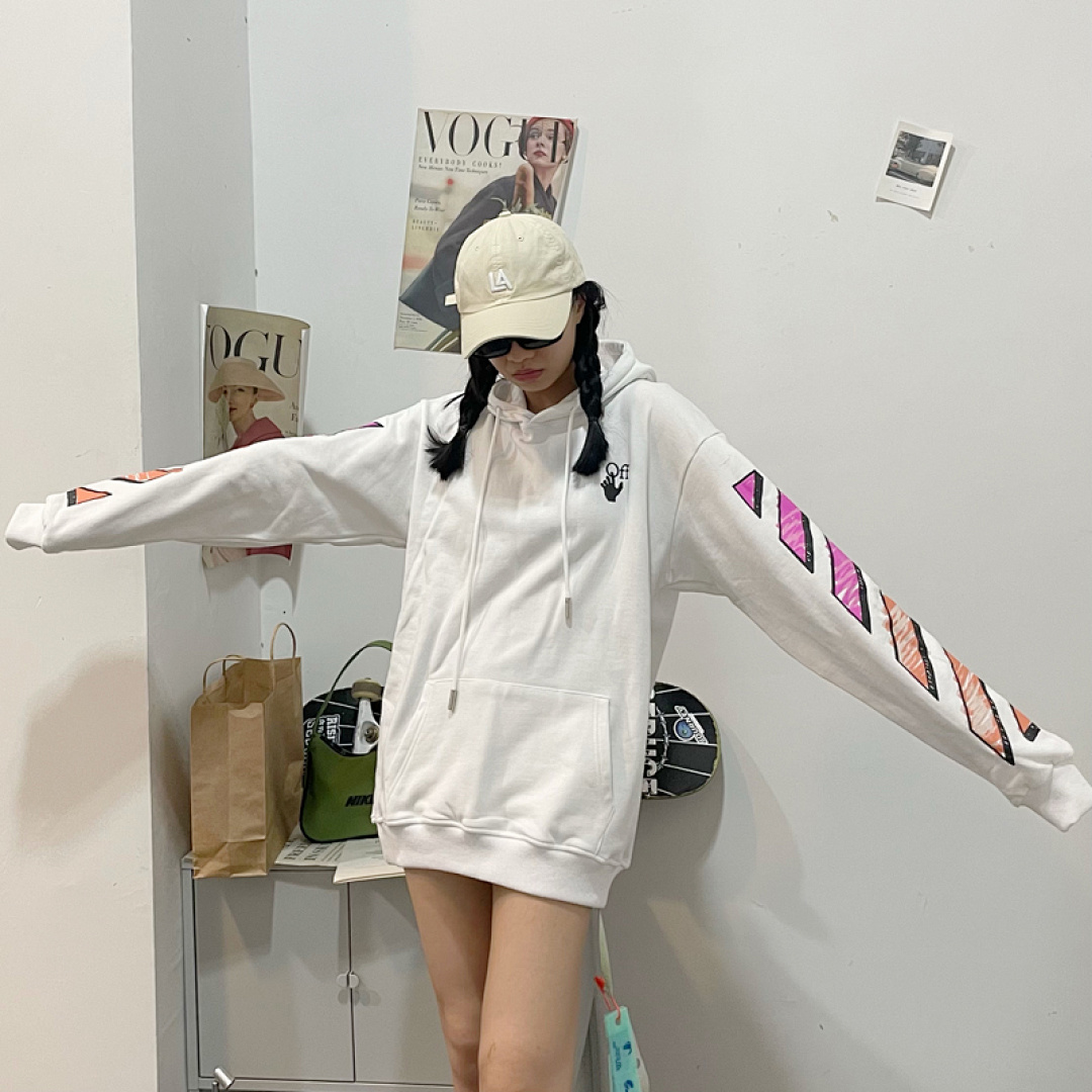 Off-White 116 OFF-WHITE (WHITE HOODIE) - Image 42