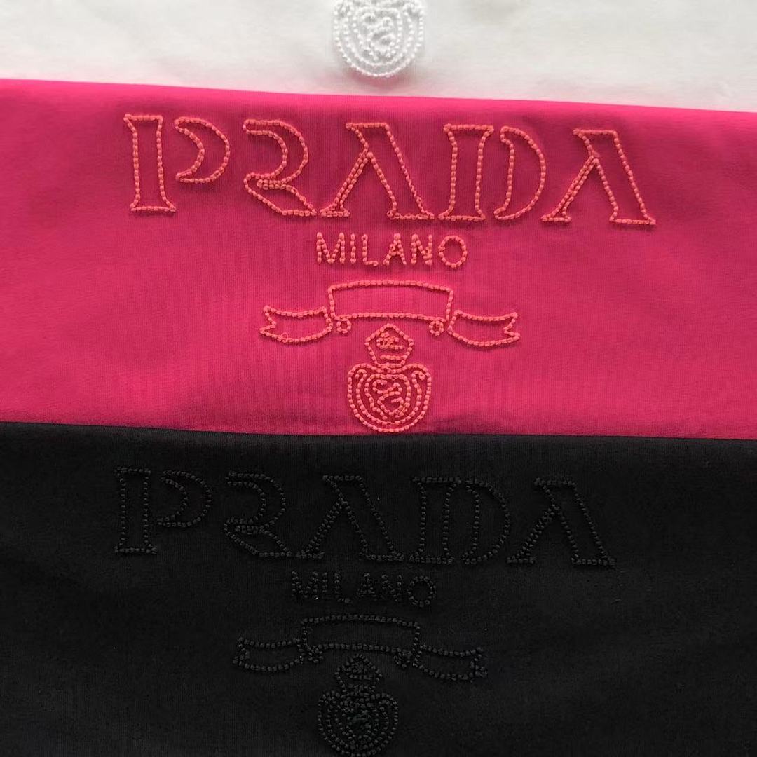 Prada 115 P⭐A⭐A T-SHIRT 510102381 (Im 170Cm 60Kg I Wear Size S In The Phot) - Image 16