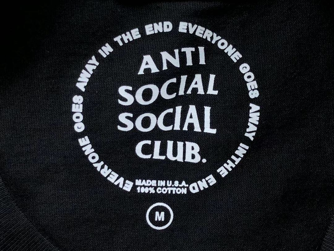 Christian Louboutin 85 ANTI SOCIAL CLUB T-SHIRT 1111190302 (Im 170Cm 60Kg I Wear Size M In The Phot) - Image 25