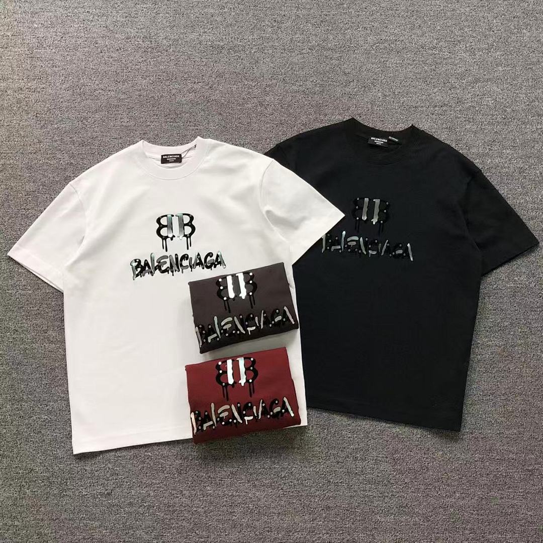 Balenciaga 118 B⭐L⭐⭐⭐IA⭐A T-SHIRT 5211001147 (Im 170Cm 60Kg I Wear Size M In The Phot)