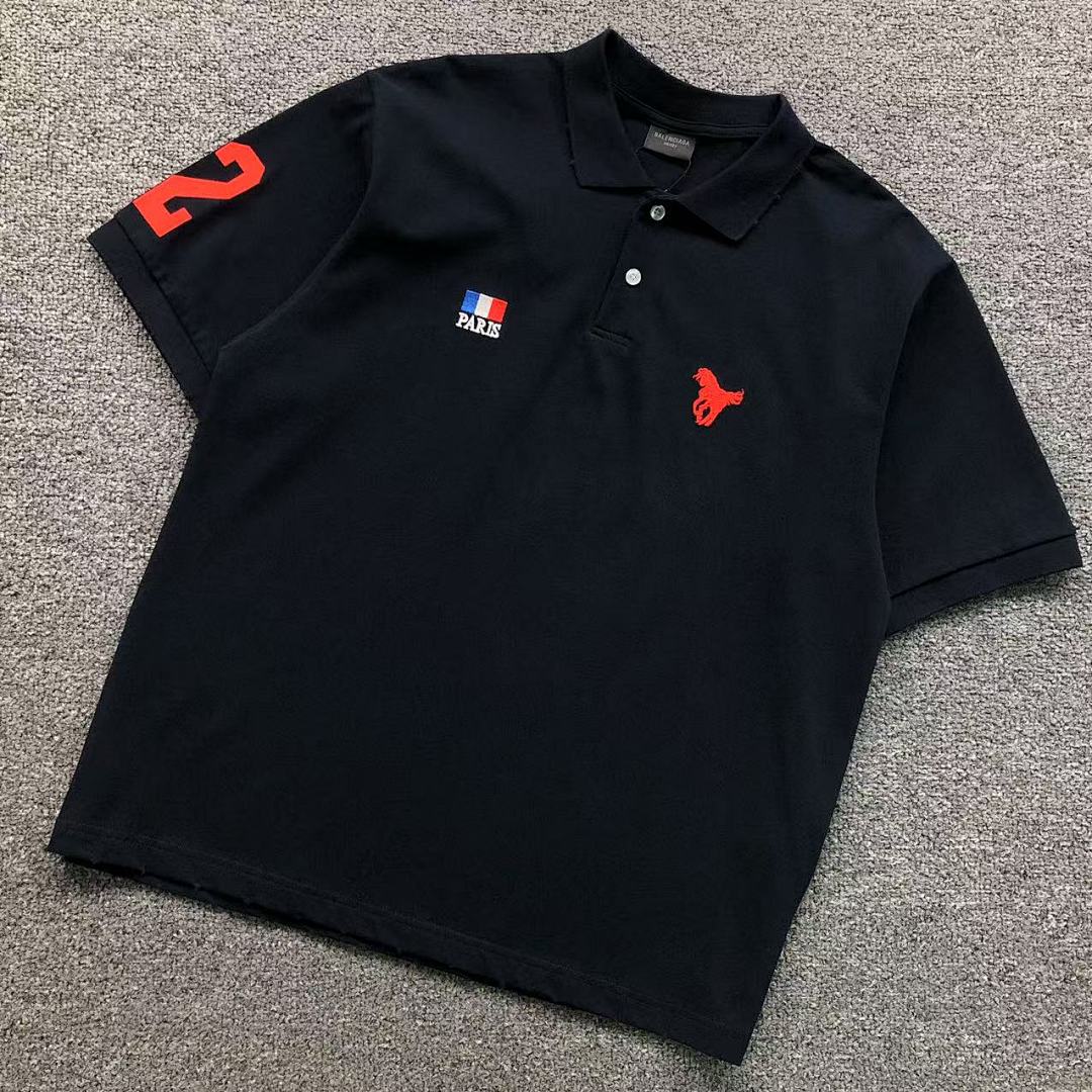 Balenciaga Balenciaga 158 B⭐L⭐⭐⭐IA⭐A POLO 3108081521 (Im 170Cm 60Kg I Wear Size S In The Phot), photo 1