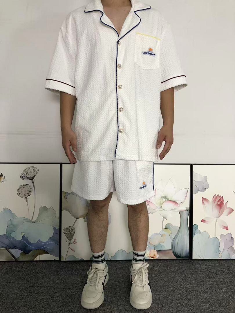 Casablanca 468 CASABLANCA SHIRT SHORTS 5100413127 (Im 170Cm 60Kg I Wear Size M In The Phot) - Image 4