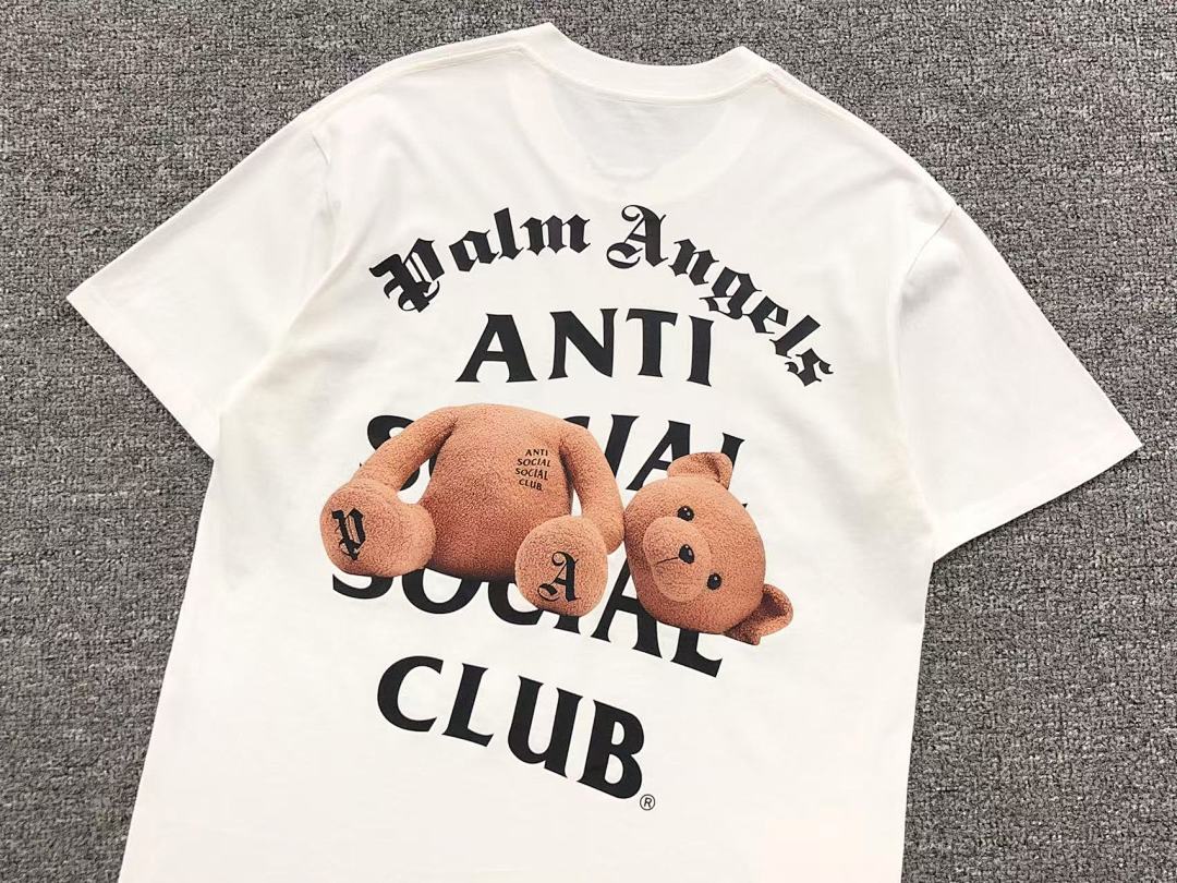 Christian Louboutin 85 ANTI SOCIAL CLUB PALM ANGELS T-SHIRT - Image 6